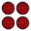 4Pcs Cykelreflektor Varningsreflektor Cykeltillbehör 1