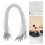 25Pcs Hatt Elastiska Klädning Fästningar Diy Mask 10