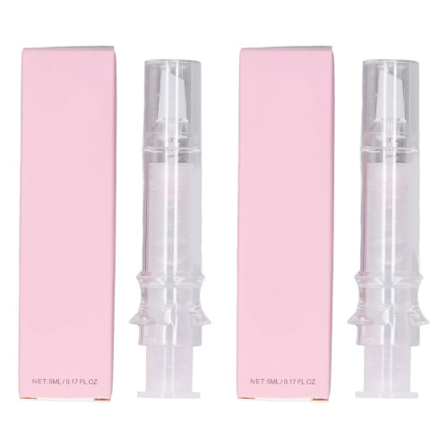 2pcs 5ml Lip Plumper Moisturizing Gloss Reduce Lines High Shine