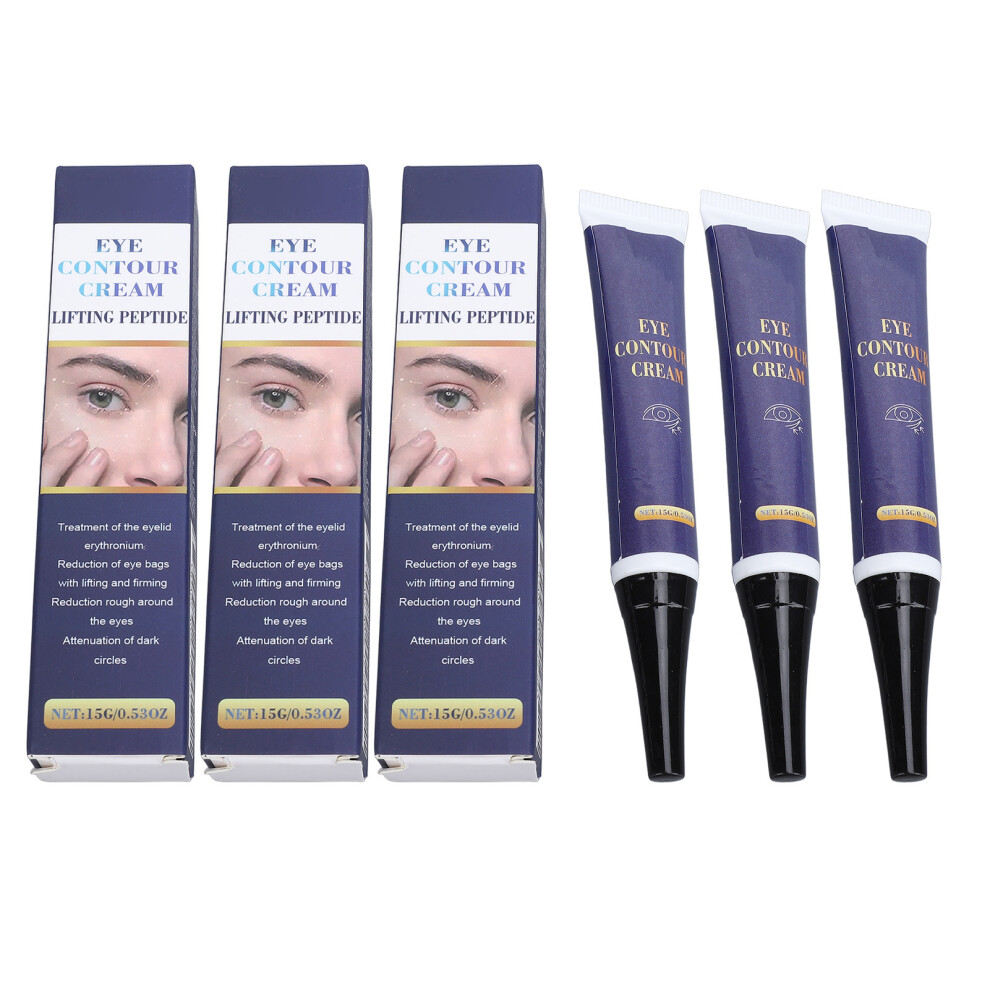 Cream/Dark 3Pcs 15G Eye Firm Hydrating Lifting Circle Improvement