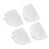 2 Pairs Silicone Toe Separator Adjustable Reusable for Exercise 2