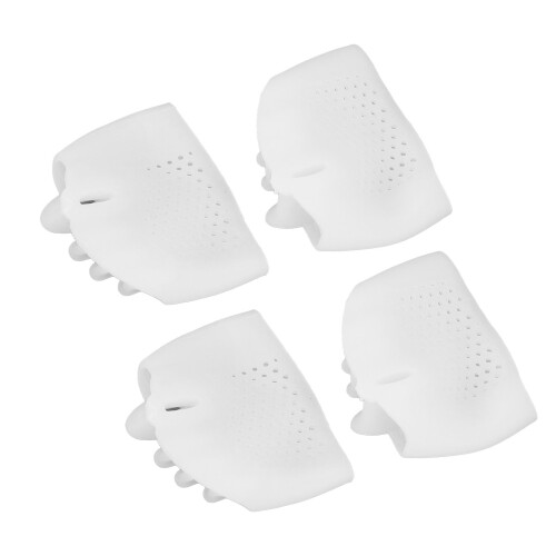 2 Pairs Silicone Toe Separator Adjustable Reusable for Exercise 1