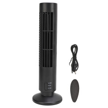 Ventilatore a Torre Senza Pale USB 2 Vel Silenzioso