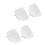 2 Pairs Silicone Toe Separator Adjustable Reusable for Exercise 3