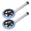 2pcs Universal Walker Wheels Stainless Steel Replacement for Elderly 5