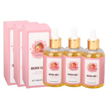 3x120ml Hautpflege-Körperöl feuchtigkeitsspendend & erfrischend