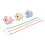 3x Transparante Vogel Waterfluitjes met Lanyards 3