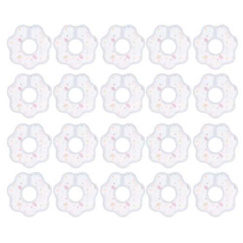 20 Pack Disposable Baby Bibs 360 Leakproof Wrap