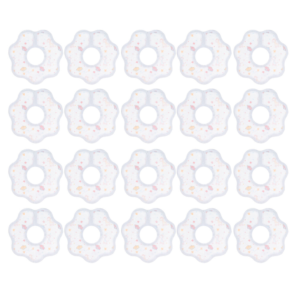 20 Pack Disposable Baby Bibs 360 Degree Wrap Leakproof