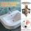2 Stück Universal Waschbecken Bounce Ablauffilter 9