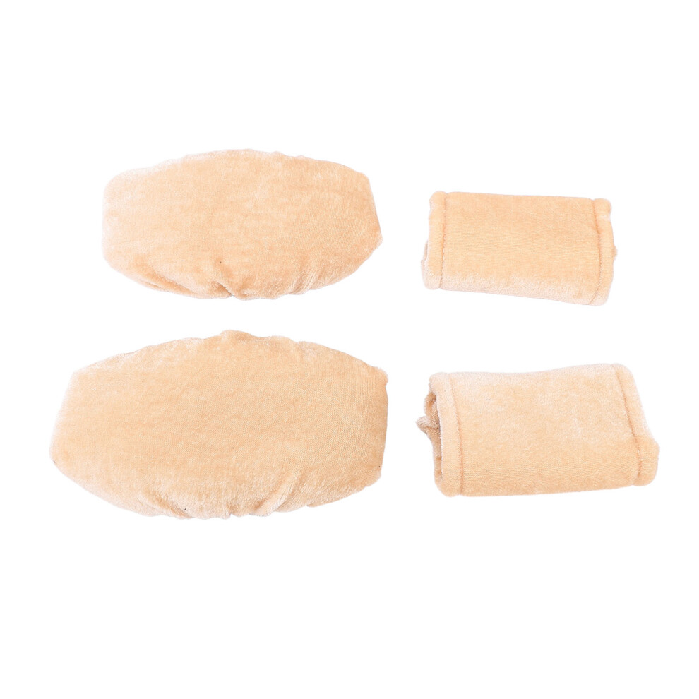 2 Set Crutch Underarm Pad Cover With Cushion Hand Grips 461605292977