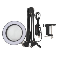 72 LED Verlichte Loupe 5X Klem voor Nagels