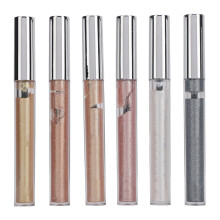 6 Farben holographischer Lippenstift & Lidschatten Set