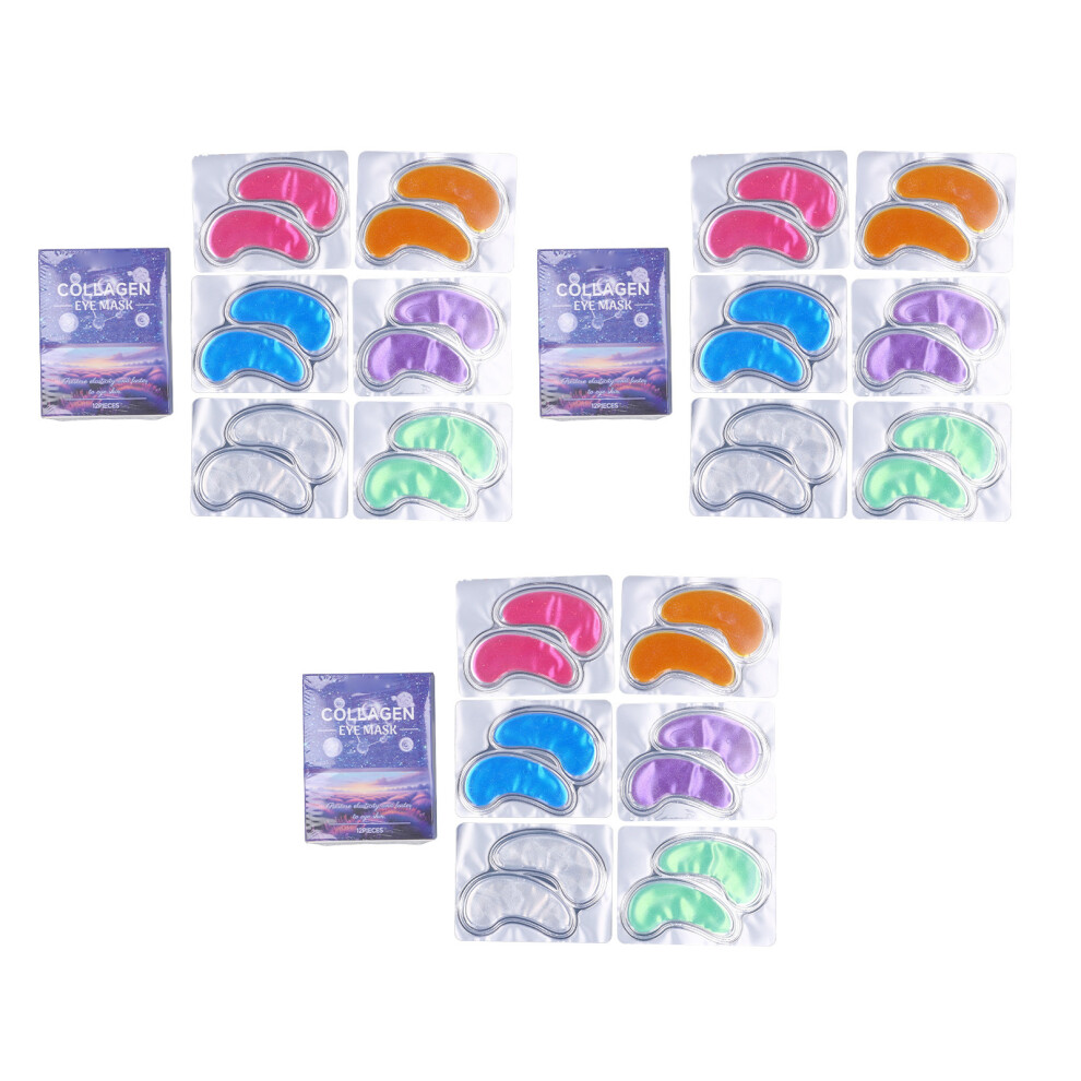 Dark 36Pcs Collagen Eye Masks Reduce Circles Fine Lines Hydration