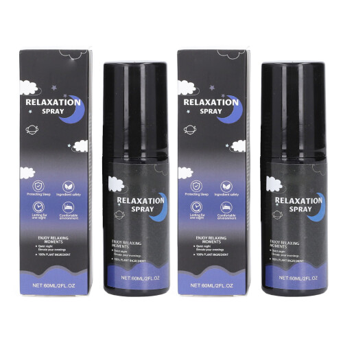 2pcs 60ml Lavender Sleep Spray Calming Aromatherapy Pillow Mist
