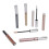6 Farben holographischer Lippenstift & Lidschatten Set 4