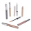 6 Farben holographischer Lippenstift & Lidschatten Set 5
