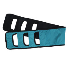 (Green) Bed Transfer Sling Elderly Lifting Aid Padded Handle Green
