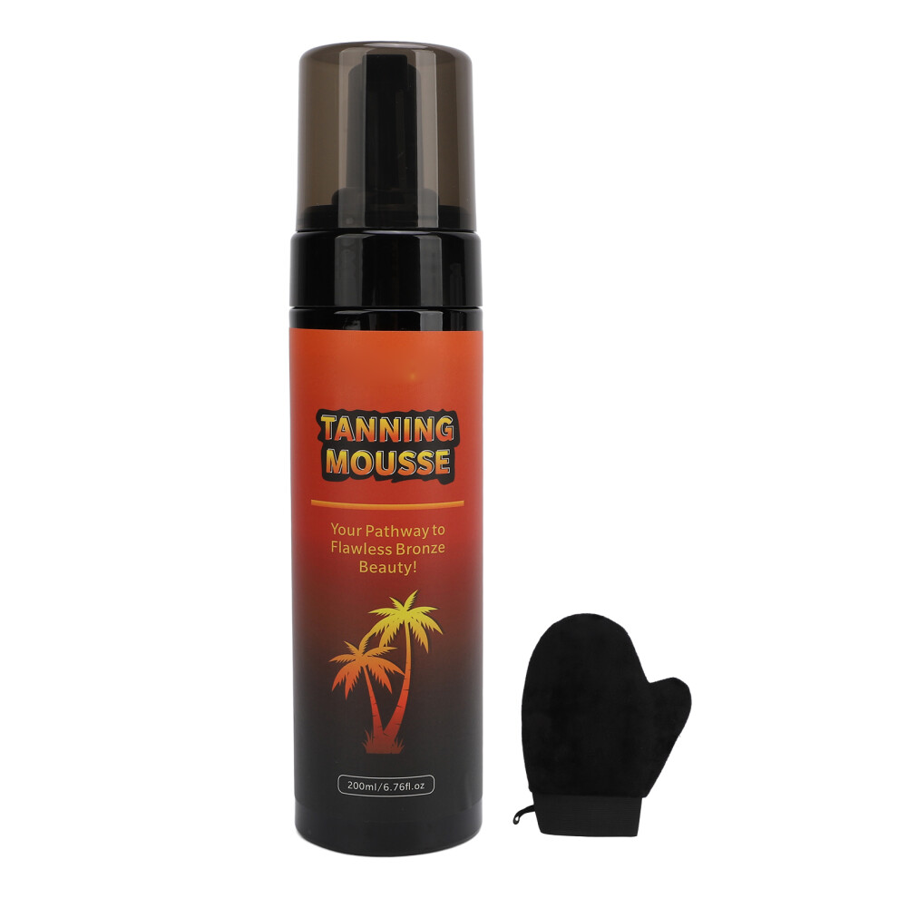 Bronze 200Ml Sunless Tanner Mousse Tan Body R With Mitt