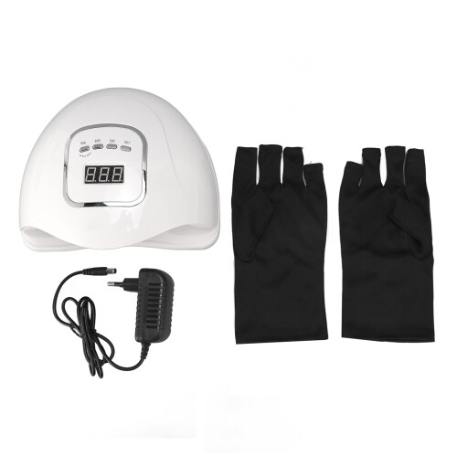 UV LED Nail Lamp Auto Sensor 45pcs 4 Timer