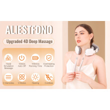 Draagbare 4D Elektrische Nekmassager voor Thuis & Reizen