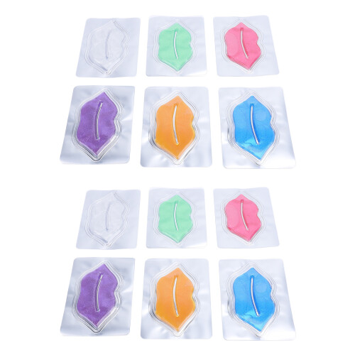 12pcs Hydrating Collagen Lip Mask Pads 1