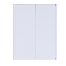 (White) 3-Fold LED Lighted Vanity Makeup Mirror Portable Travel Cosmetic White
