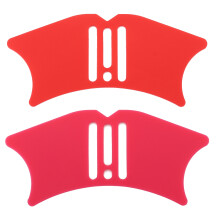(Rose Red+Red) 4-in-1 Silikon-Nasenkontur-Schablone für Make-up