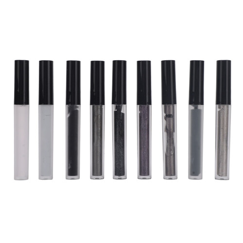9x 2g graue flüssige Lidschatten, matte Perlmutt-Schimmer