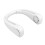 (White) Tragbarer lüfterloser Halsventilator, 1200mAh, USB, Weiß 3