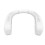 (White) Tragbarer lüfterloser Halsventilator, 1200mAh, USB, Weiß 2