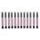 12x wasserfeste Lidschattenstifte, matte Glanz-Makeup-Set 1
