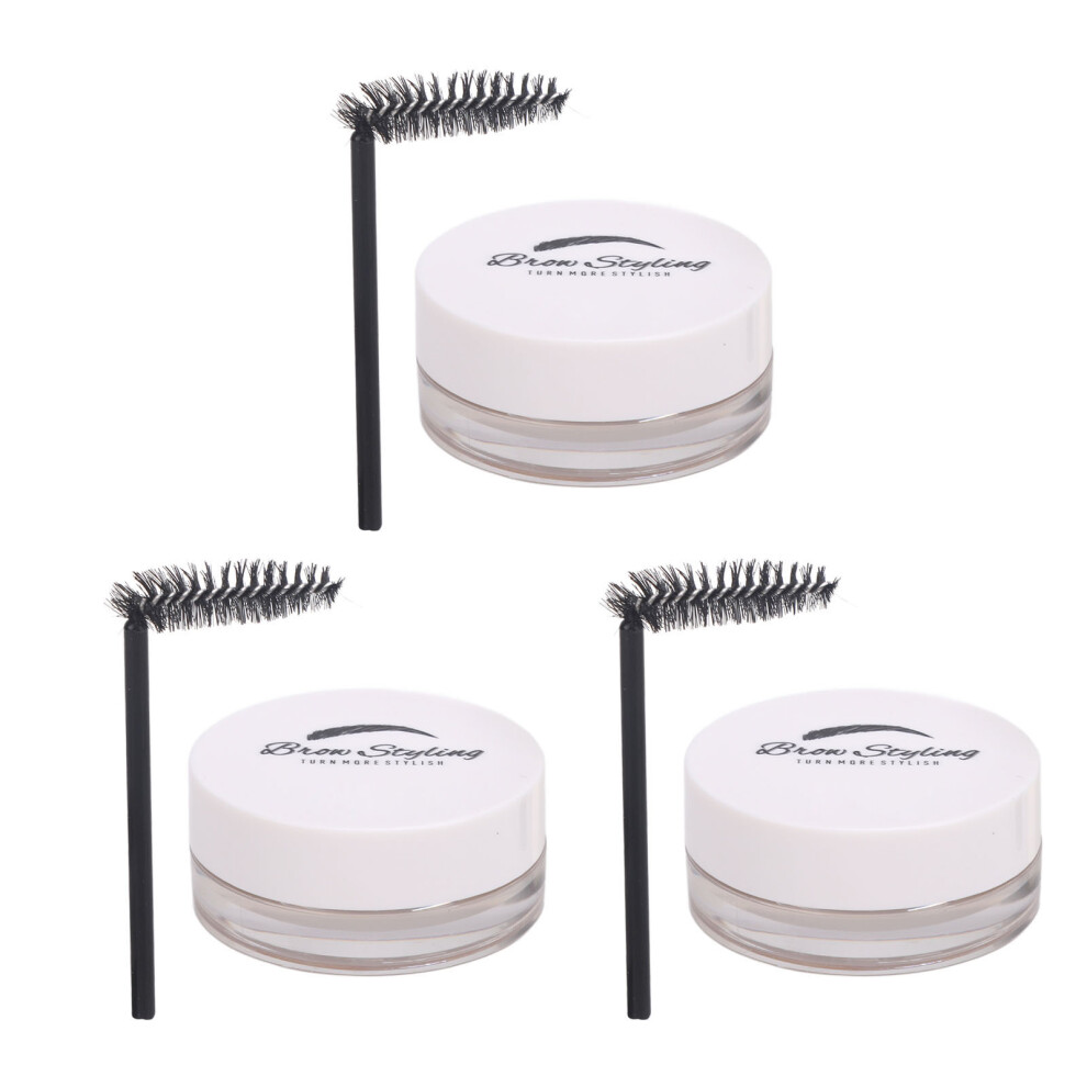 3pcs Eyebrow Soap Transparent Waterproof Long Lasting Hold