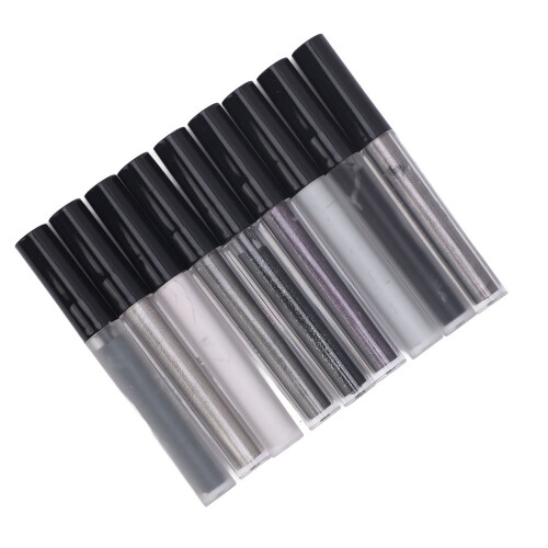 9x 2g graue flüssige Lidschatten, matte Perlmutt-Schimmer 2
