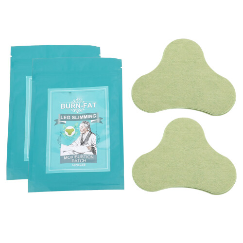 24x Beinslimming-Moxibustionspflaster mit Beifuß