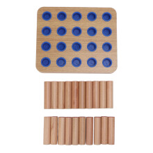 Wooden Peg Board Hand Rehabilitation Fine Motor