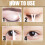 EELHOE 10x Unsichtbare Doppel eyelid-Sticker mit Spray 5