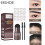 EELHOO Wenkbrauw Poeder Stempel Stencils Brushes Set 5