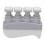 Fingerkrafttrainer mit einstellbarem Griff, Grau 5