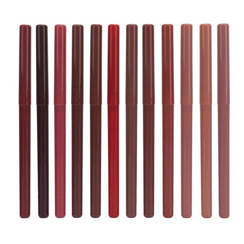 12x Matte Waterproof Lip Liner Set