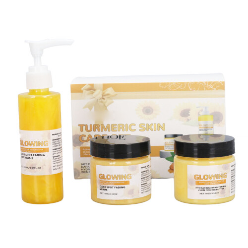 3Pcs Turmeric Skincare Set Moisturizing Tightening