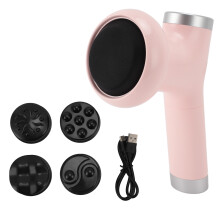 (Pink) Lichaamssculptuur Machine 8 Sterktes Elektrisch Handheld 5 Koppen Roze