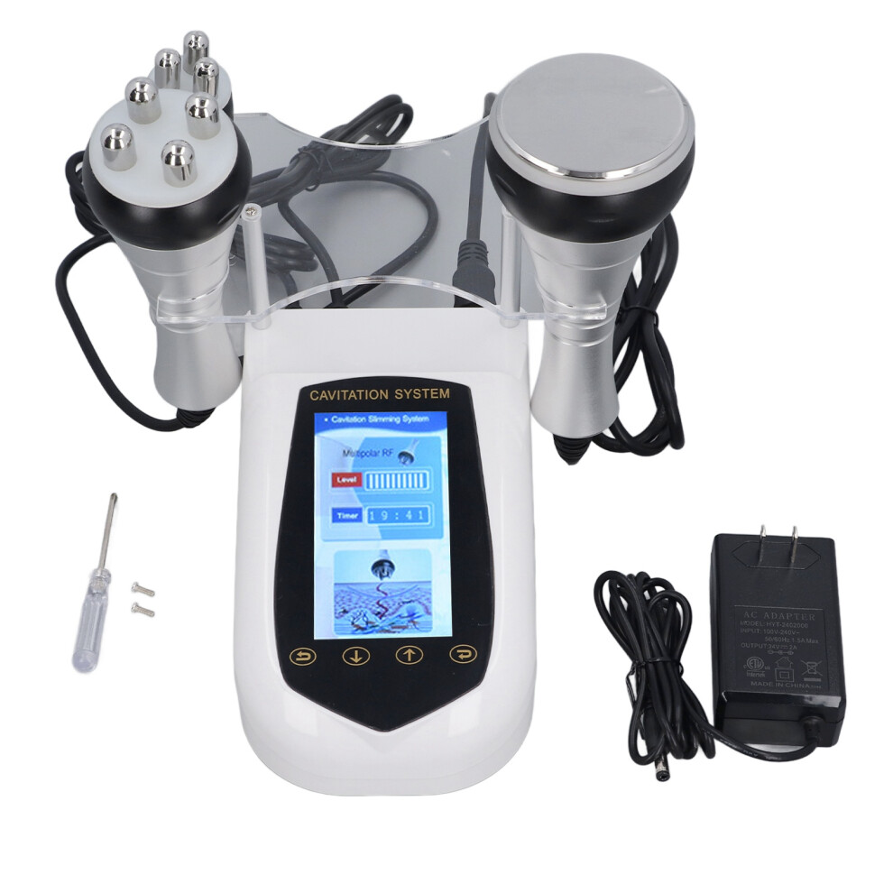 (US Plug) 3 in 1 RF Cavitation Skin Tightening Face Body Massager 110-240V