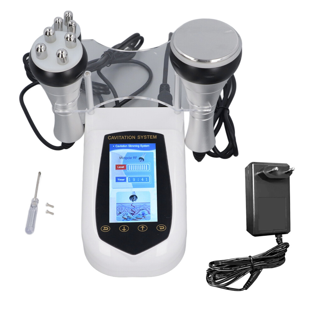 (EU Plug) 3 in 1 RF Cavitation Skin Tightening Face Body Massager 110-240V