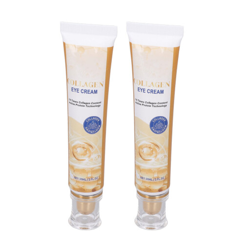 2pcs Anti Aging Collagen Under Eye Cream 30ml Non Greasy 1