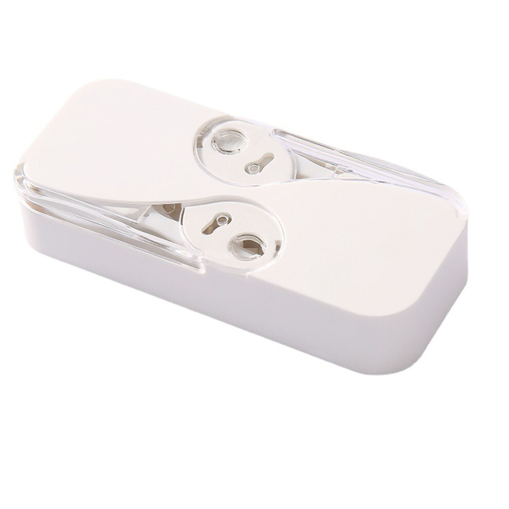 Portable Floss Dispenser Dual Open Auto Refillable 12 Floss Sticks