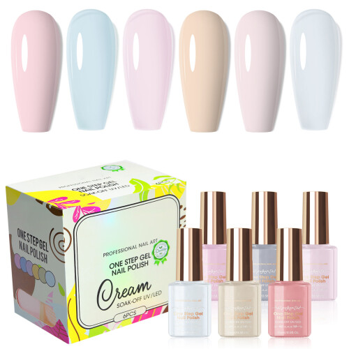 MISSCHEERING 6-Kleur UV/LED Gel Nagel Set