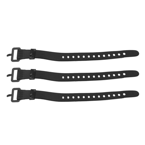 (Black) 3x utility Spanngurte Schnellverschluss schwarz 2