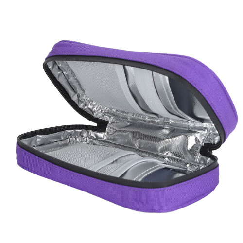 (Purple) Borsa Termica Insulina Portatile Viola 2