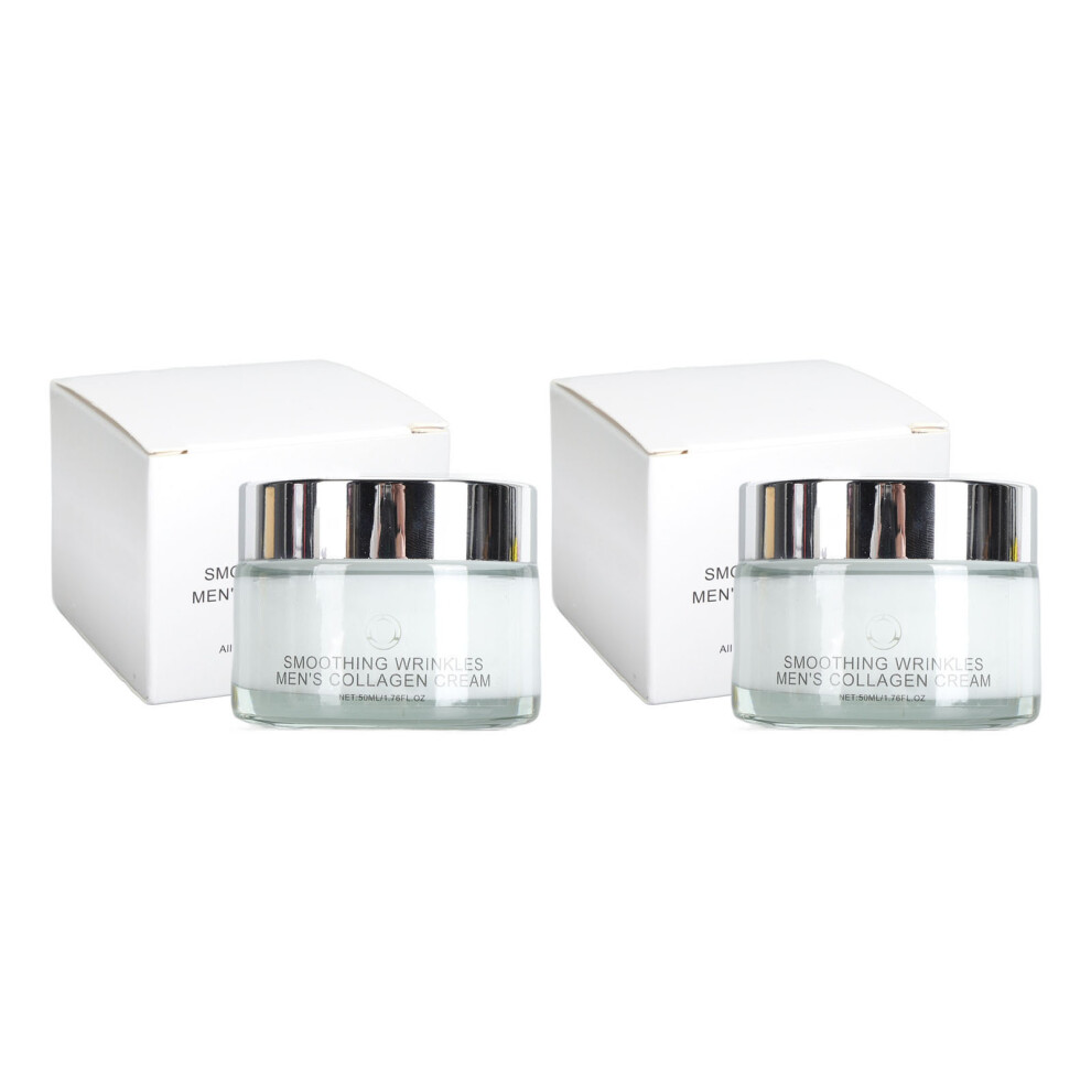 2pcs 50ml Men Collagen Anti-Aging Wrinkle Moisturizer Cream